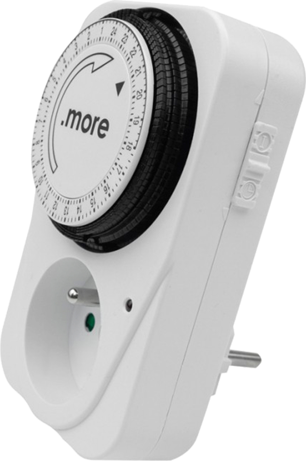 Eco Light Mechanischer 24-Stunden-Steckdosentimer ECOPROG0005