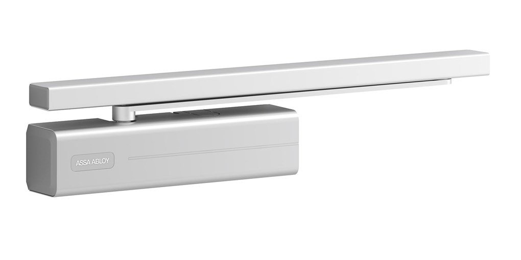 ASSA ABLOY Sicherheitstechnik Gleitschienentürschließer DC 500 Normalmont.Bands.EN 1-4 weiß 9016 EN 1-4 ASSA A DC500-----D9016