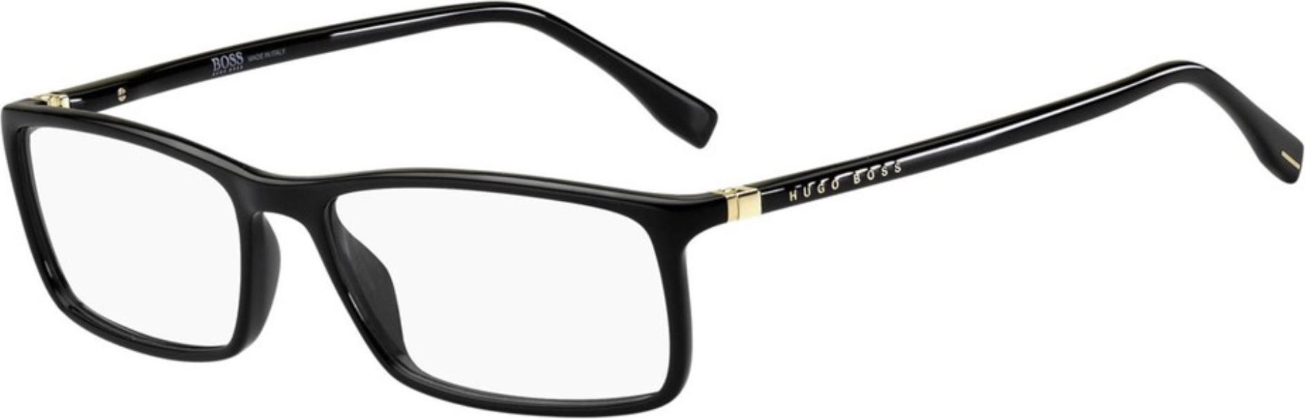 Brillenfassung Hugo Boss BOSS-0680-IT-S-2M2 Schwarz Ø 55 mm boss0680its2m