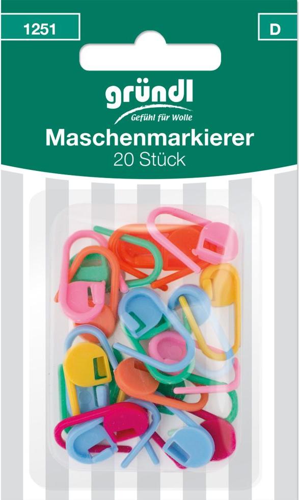 Gründl Maschenmarkierer 20 Stück bunt 1251
