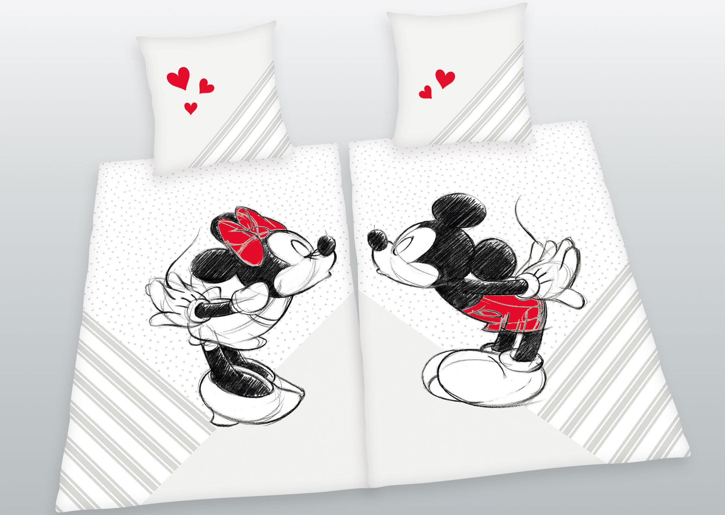 Herding Mickey & Minnie Partnerbettwäsche