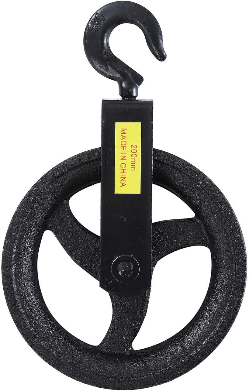 bez marki Riemenscheibe mit Handseil 200 mm Handwinde für ATV-Auto