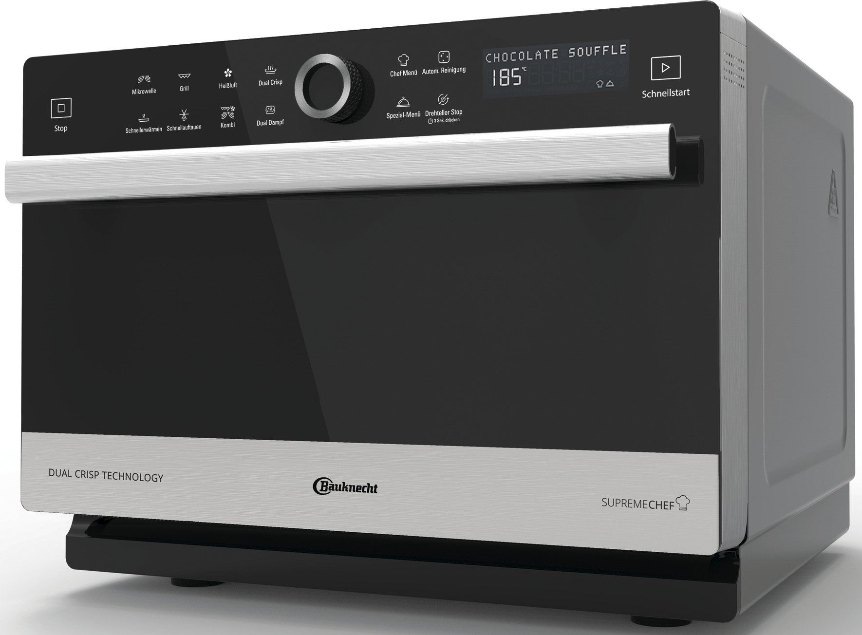 Bauknecht 3391 SX Mikrowellen - Backofen 37,3 x 49 x 54 cm schwarz MW 3391 SX