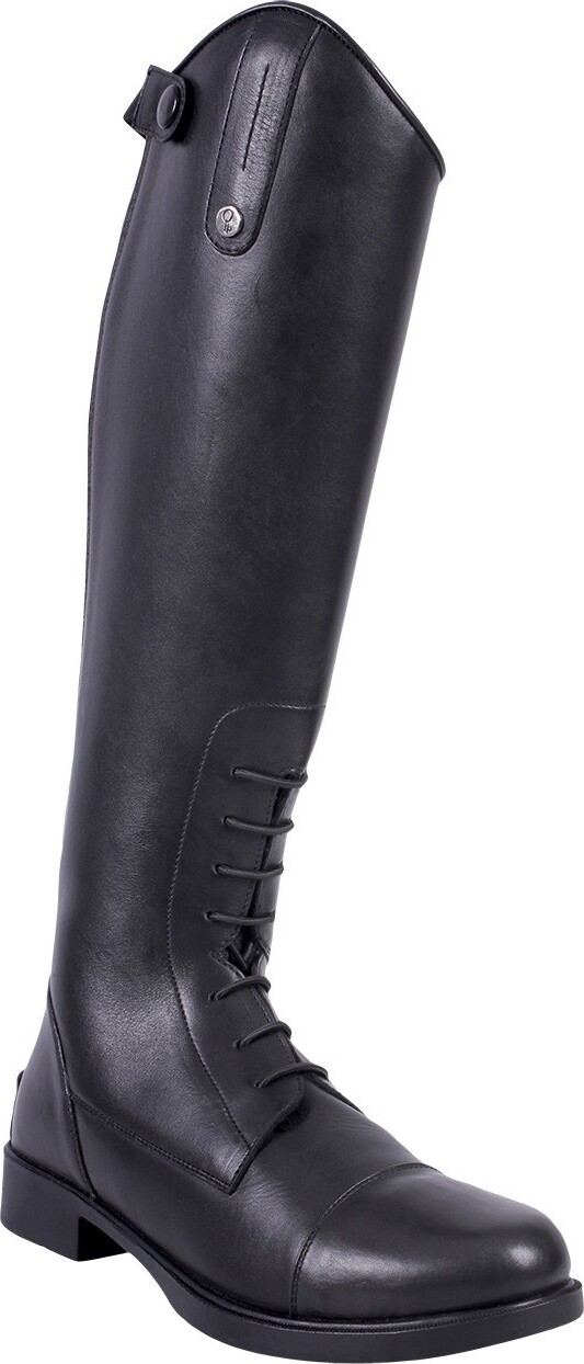 QHP Reitstiefel Julia, Kinderreitstiefel, Leder schwarz, QHP17_Gr.:37 NEW-21499
