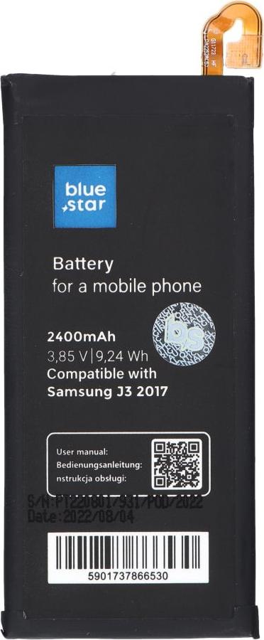 BATÉRIA vhodná pre Samsung Galaxy J3 2017 2400 mAh Li-Ion Blue Star PREMIUM