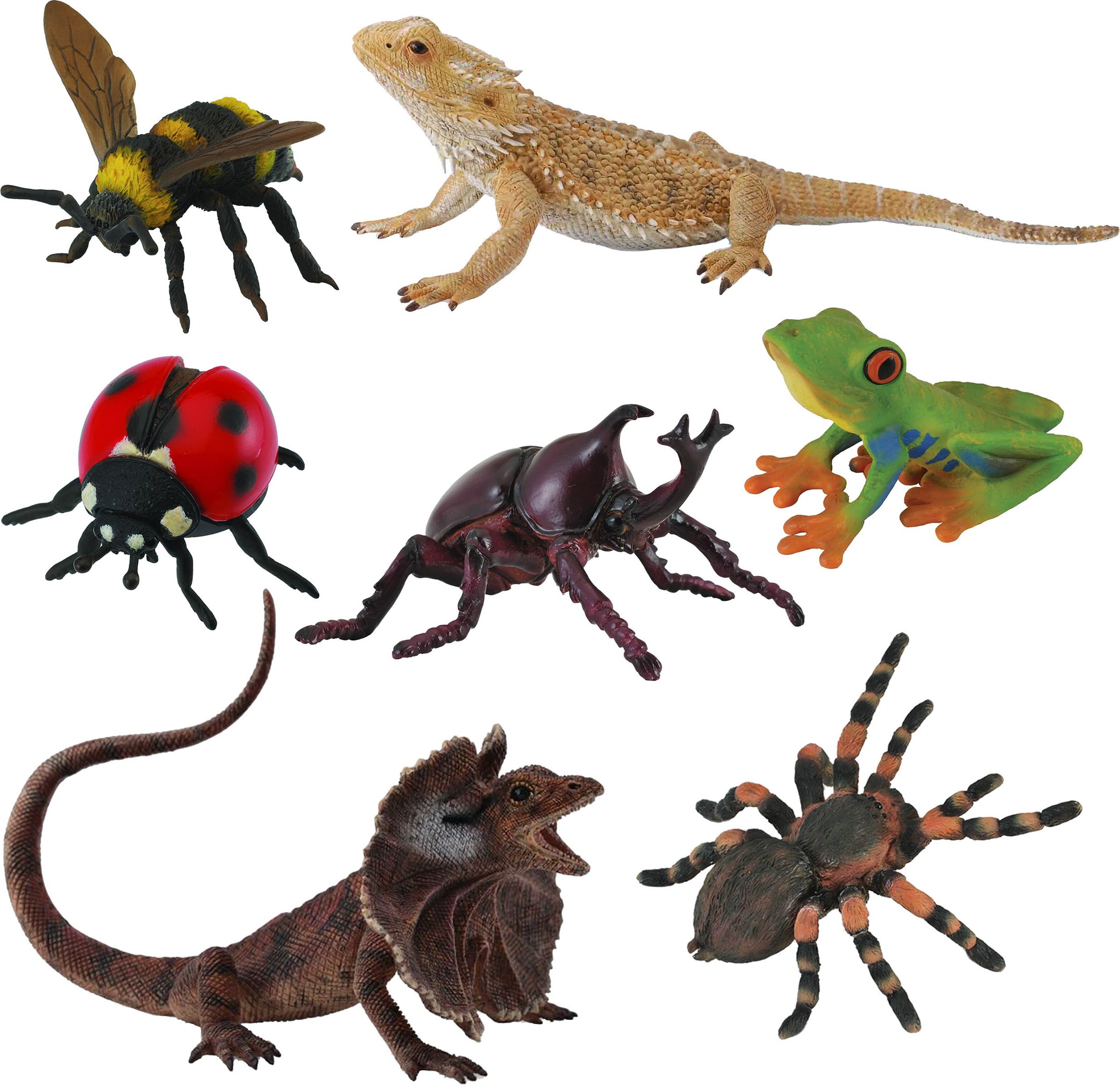 sarcia.eu Collecta Figurenset Insekten und Eidechsen 3+
