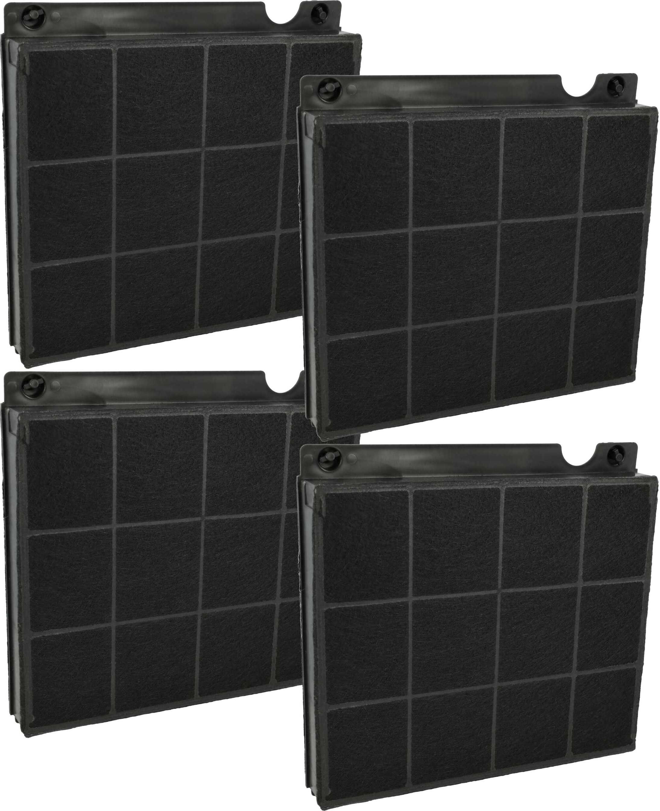 vhbw 4x Aktivkohlefilter kompatibel mit Elica SPOTH12LXIXXI. XA/60, SPOTH12STALA/90, SPOTH12STIXA/120, SPOTH12STIXA/60 Dunstabzugshaube