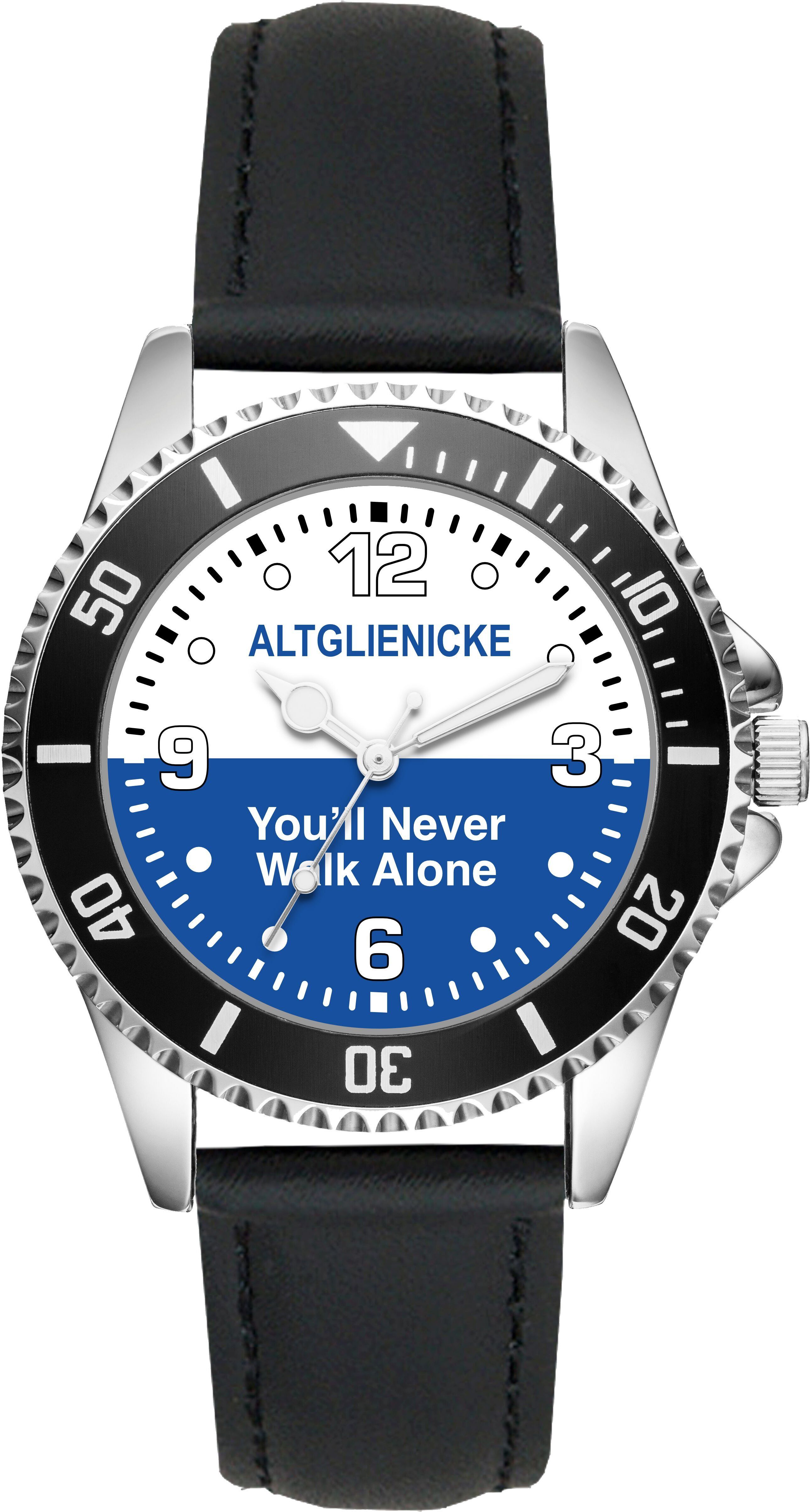 KIESENBERG Herrenuhr Armbanduhr Altglienicke Geschenk Fan Artikel Zubehör Fanartikel Analog Quartz Uhr L-20230014