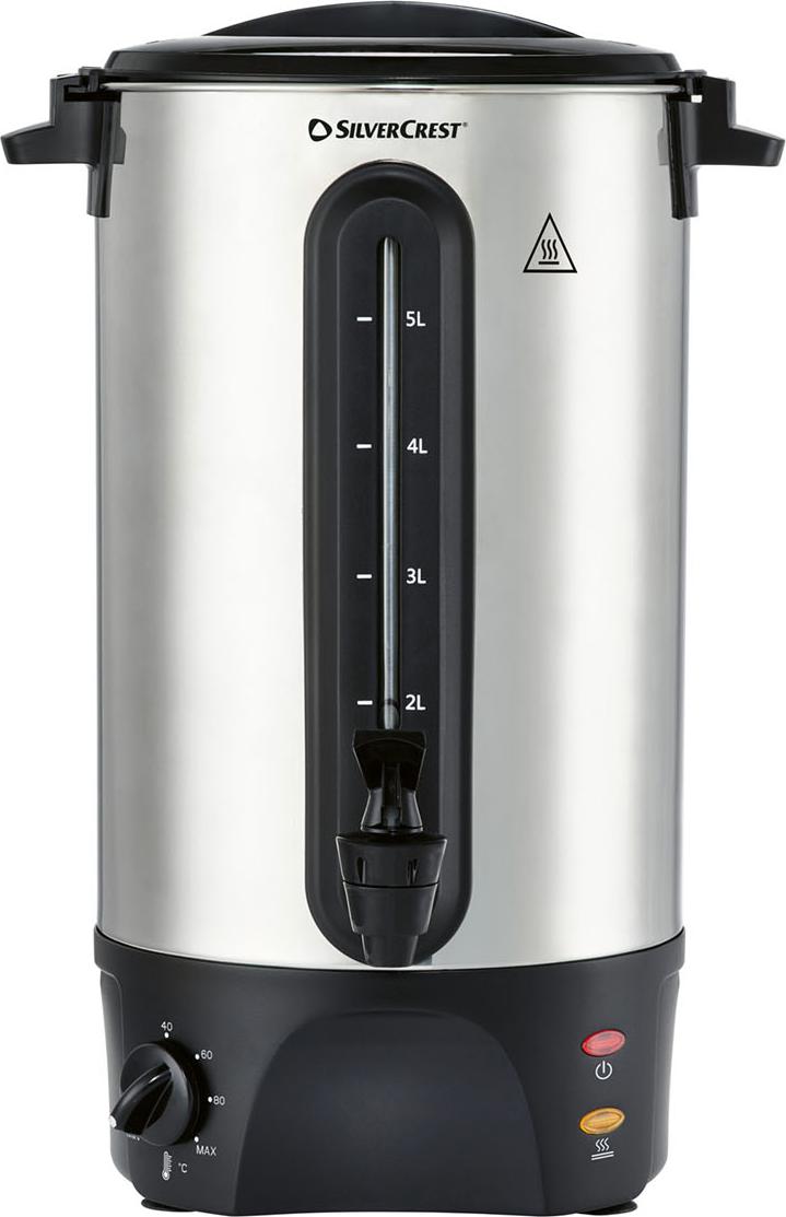 Silvercrest Heißgetränkeautomat Glühwein Tee Wasser SHGA 1300 6,6Liter 485258