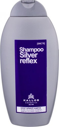 KALLOS SILVER REFLEX šampón na neutralizáciu farby vlasov, 350 ml
