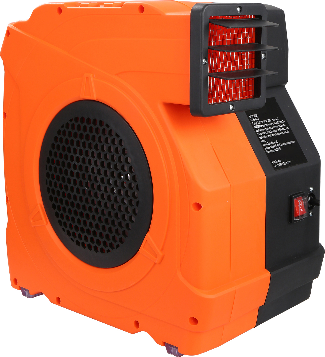 SucceBuy 1100W Gebläse für aufblasbare Hüpfburg, Luftpumpe 770 m³/h, Hochleistungsfähig, Einsatz im Außenbereich