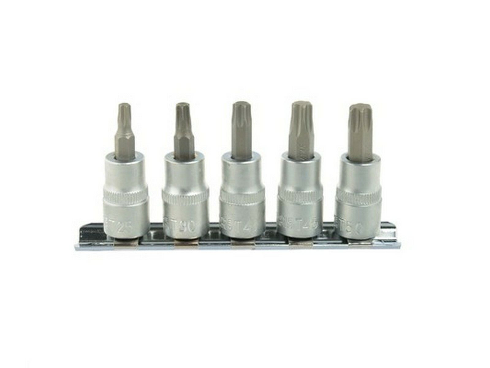 Geko 5-stufiger Satz Torx-Rohlinge T25-50 3/8" CRV( 10/30)