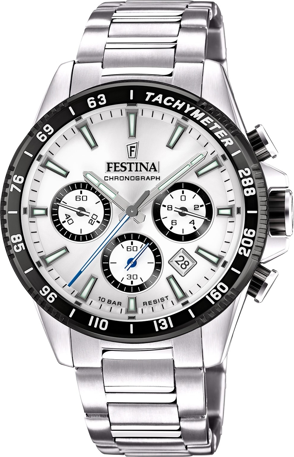 Pánske náramkové hodinky Festina z nehrdzavejúcej ocele strieborné Elegant D2UF20560/1