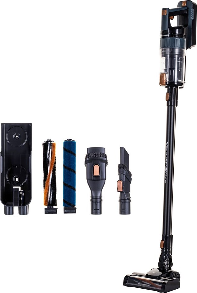 Taurus HVCA7300B, Tyčový vysávač 2 v 1, Bezvreckové, Čierna, Modrá, 0,6 L, Obdĺžnikový, HEPA