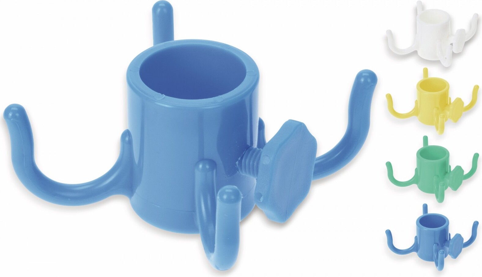 PROBEACH Schirmhaken Schirmhalterung mit 4 Haken für Sonnenschirme Gartenschirme Standschirme CY5900900