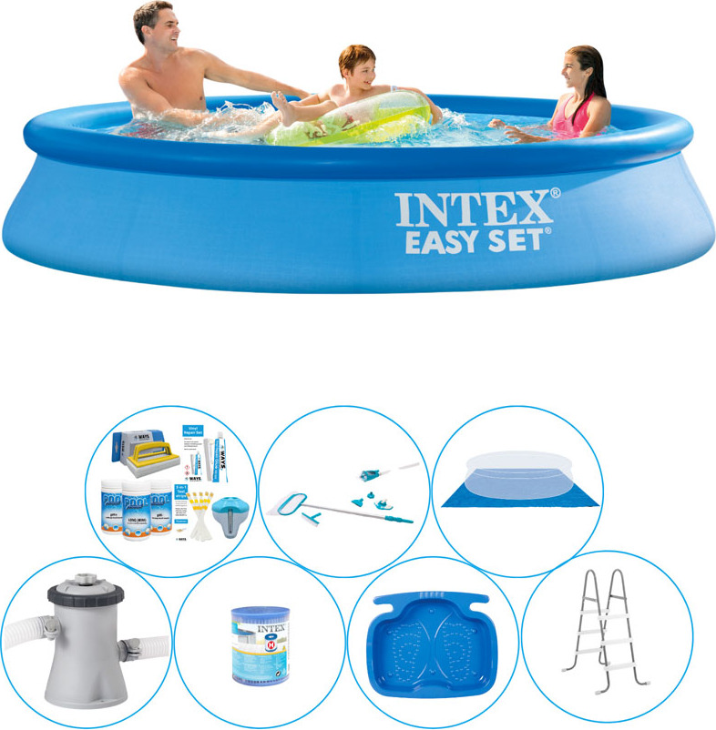 Intex Easy Set Round 305x61 cm - 8-dielny - balenie bazénov All-in-1