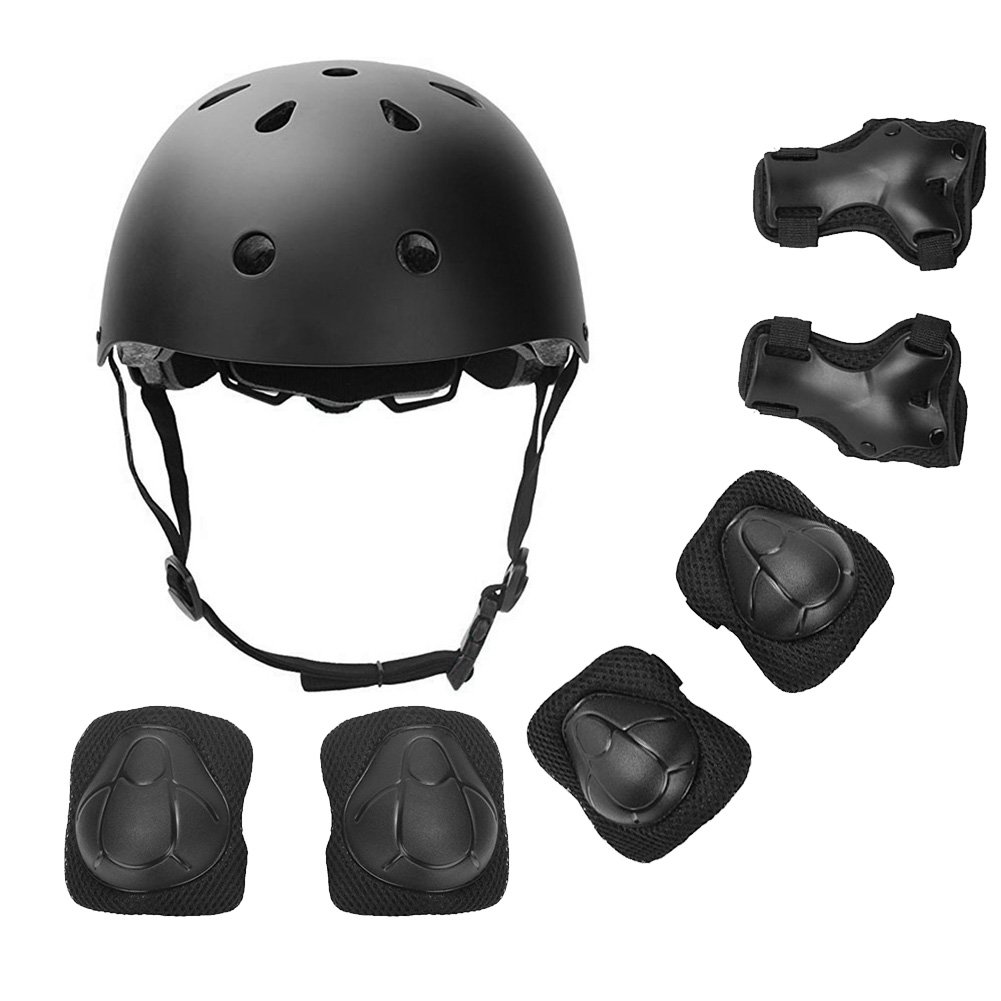 Kinder Erwachsenen Protektorenset 6Pcs Helm Inlineskating Schutzausrüstung Set 