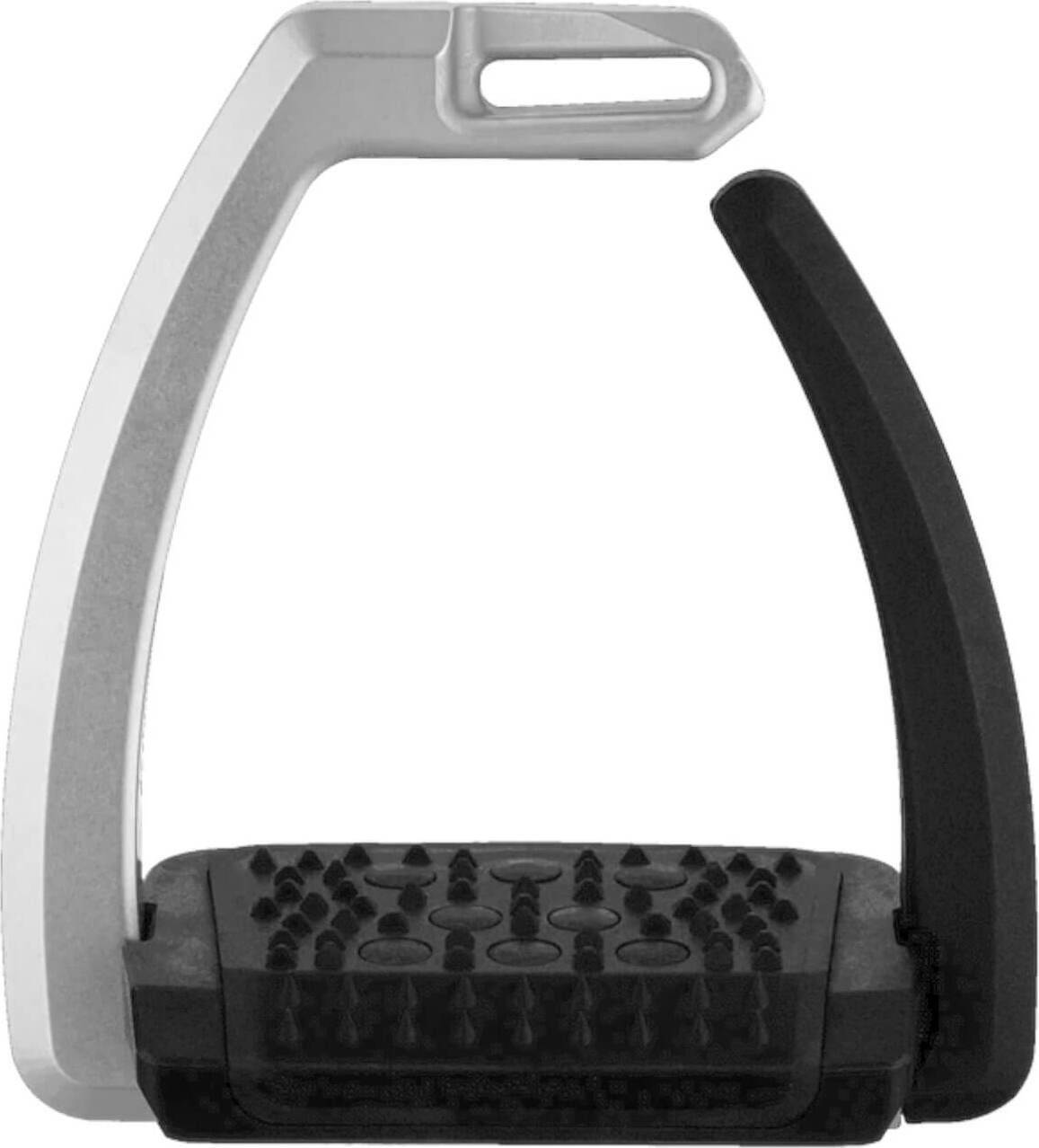 Sprenger Aero-Steigbügel schwarz eloxiert 120 mm Trittweite, Farbe:schwarz-silber, Größe:120 mm Spre-4429012254