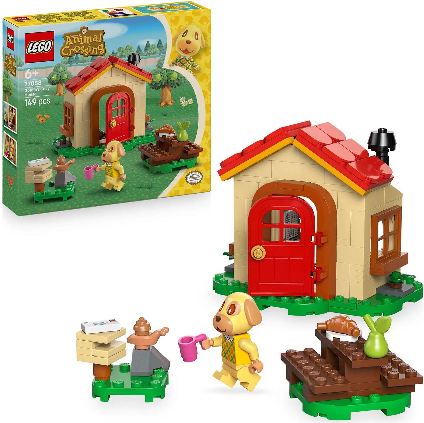 LEGO® Animal Crossing™ 77058 Goldie a jej útulný domček