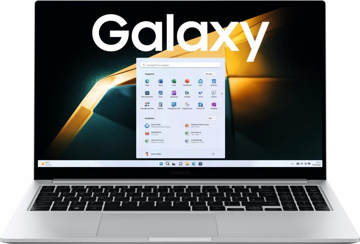 Samsung Galaxy Book4 - Intel Core 7 150U / 1,8 GHz - Win 11 Pro - Intel Graphics - 16 GB RAM - 512 GB SSD NVMe - 39,6 cm (15,6")