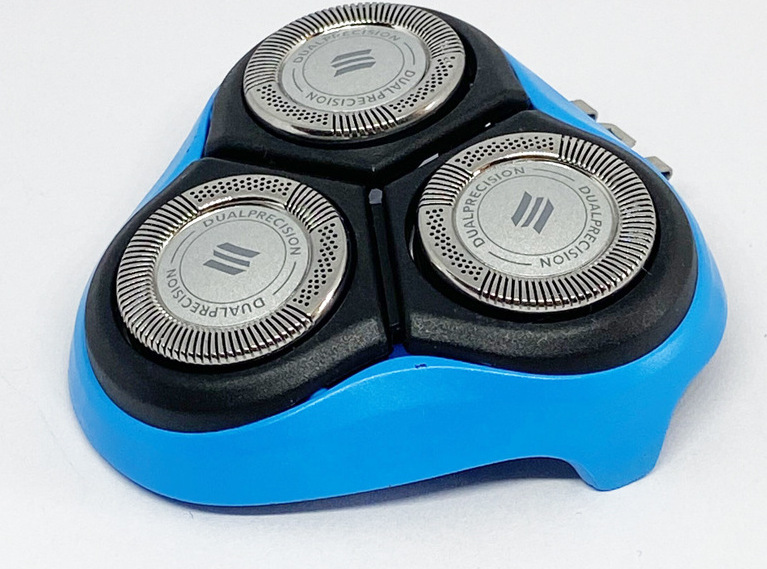 MCBOSON Ersatzscherköpfe für Philips Rasierer Ein neues Rasiererlebnis Rasierzubehör, Geeignet für HQ8 PT860 PT730 PT735 AT890 PT736, hellblau PT726