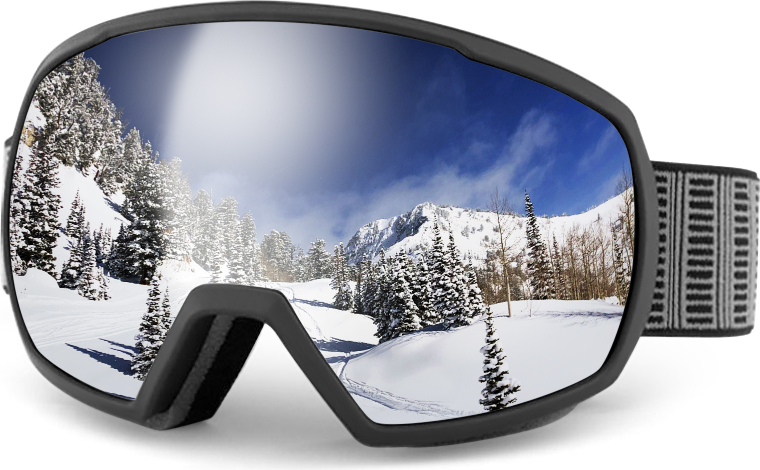 FEISEDY Skibrille OTG Mit Magnetischem Wechselglas – UV400, Antibeschlag, Für Brillenträger