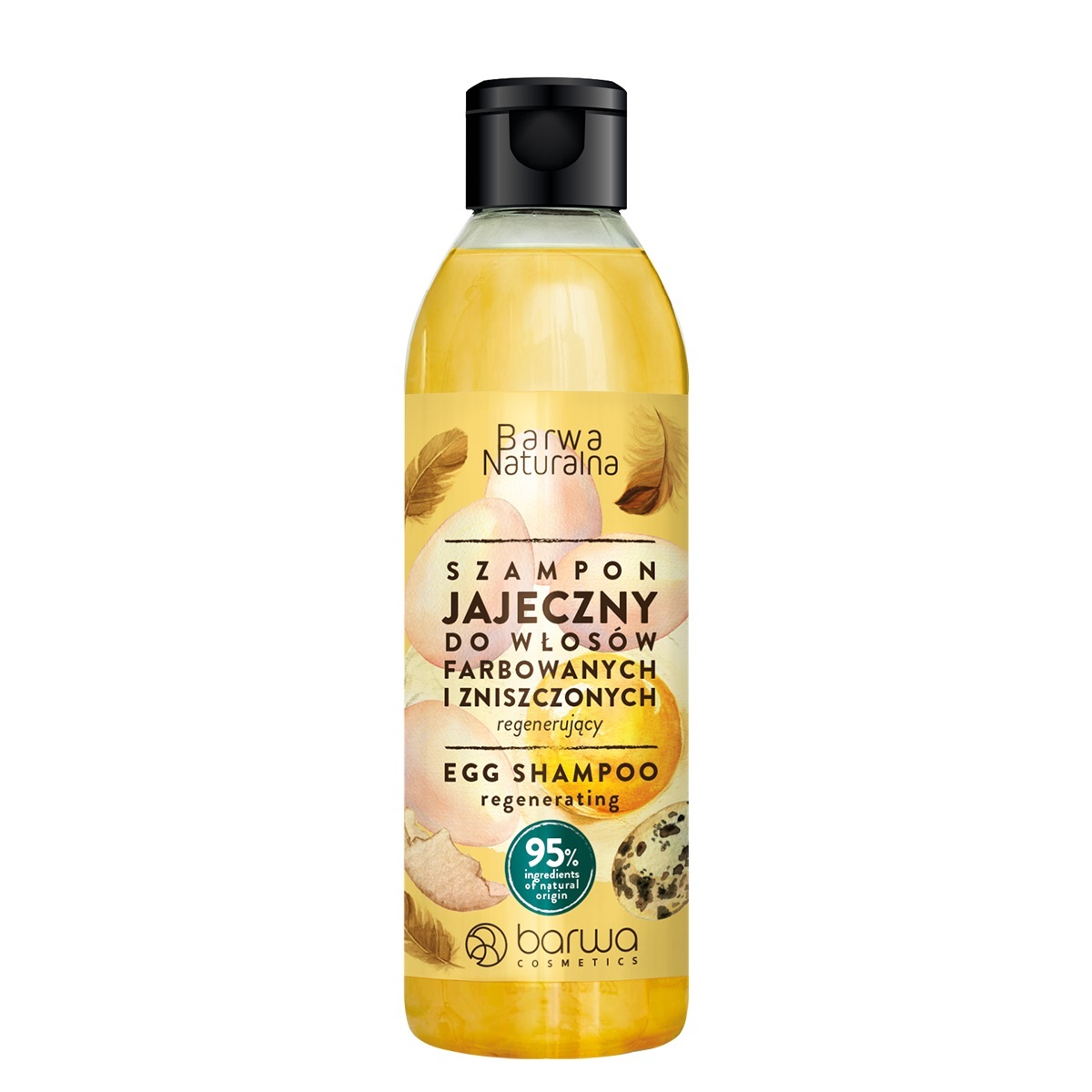 BARWA Natur-Ei Regenerations-Shampoo fr farbbehandeltes und geschdigtes Haar 300ml