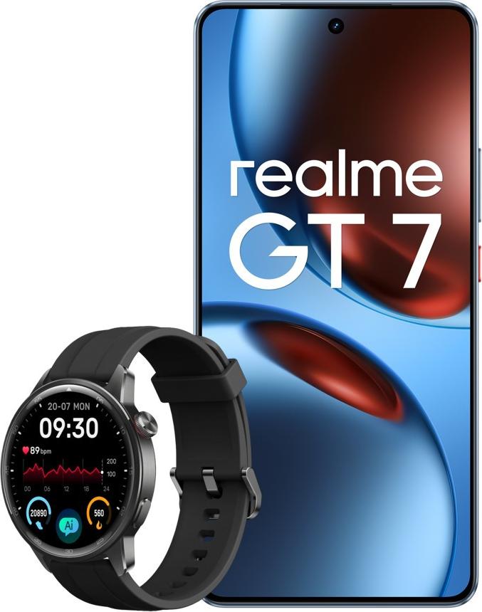 realme GT 7, 17,2 cm (6.78"), 12 GB, 512 GB, 50 MP, Android 15, Modrá