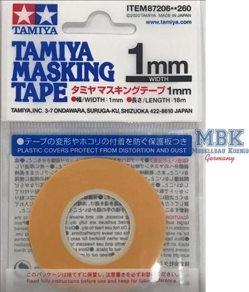 Tamiya 87206 - Masking Tape 1mm (18M) - Neu