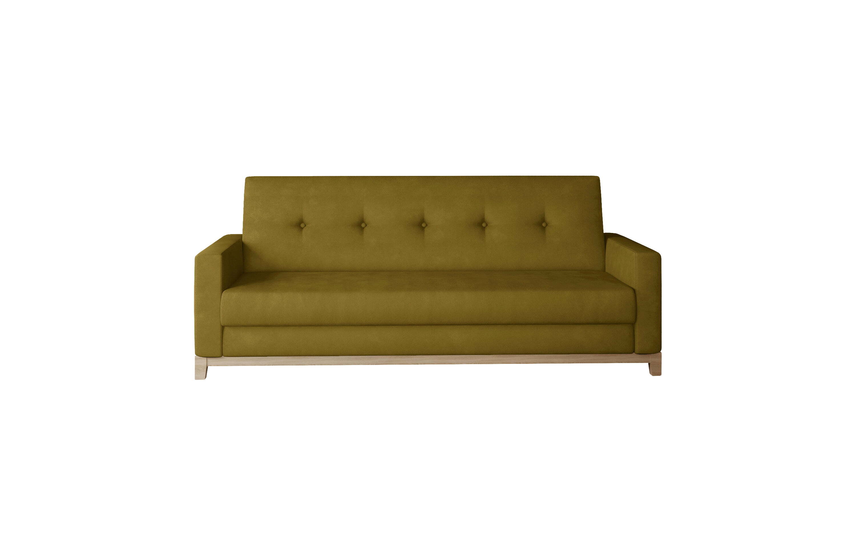 OXM Selene Sofa mit Schlaffunktion und Staufach Monolith 48/Buche 216 x 93 x 87 cm SELENE_SOFA