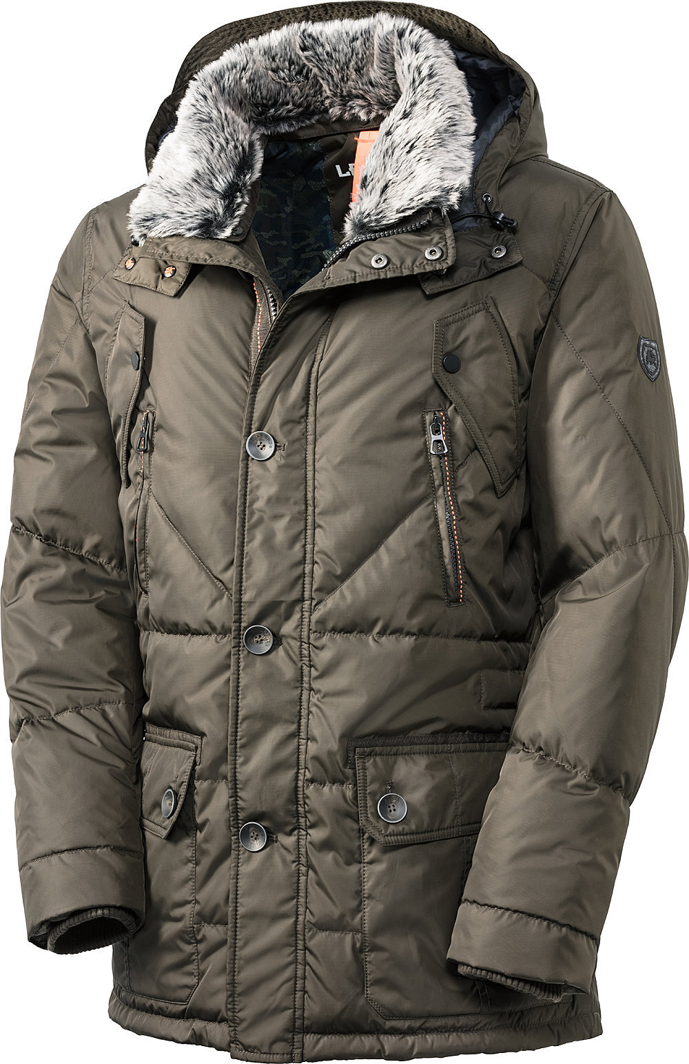 LERROS Herren Parka mit ausgezeichneter Wärmeisolierung 241801 L