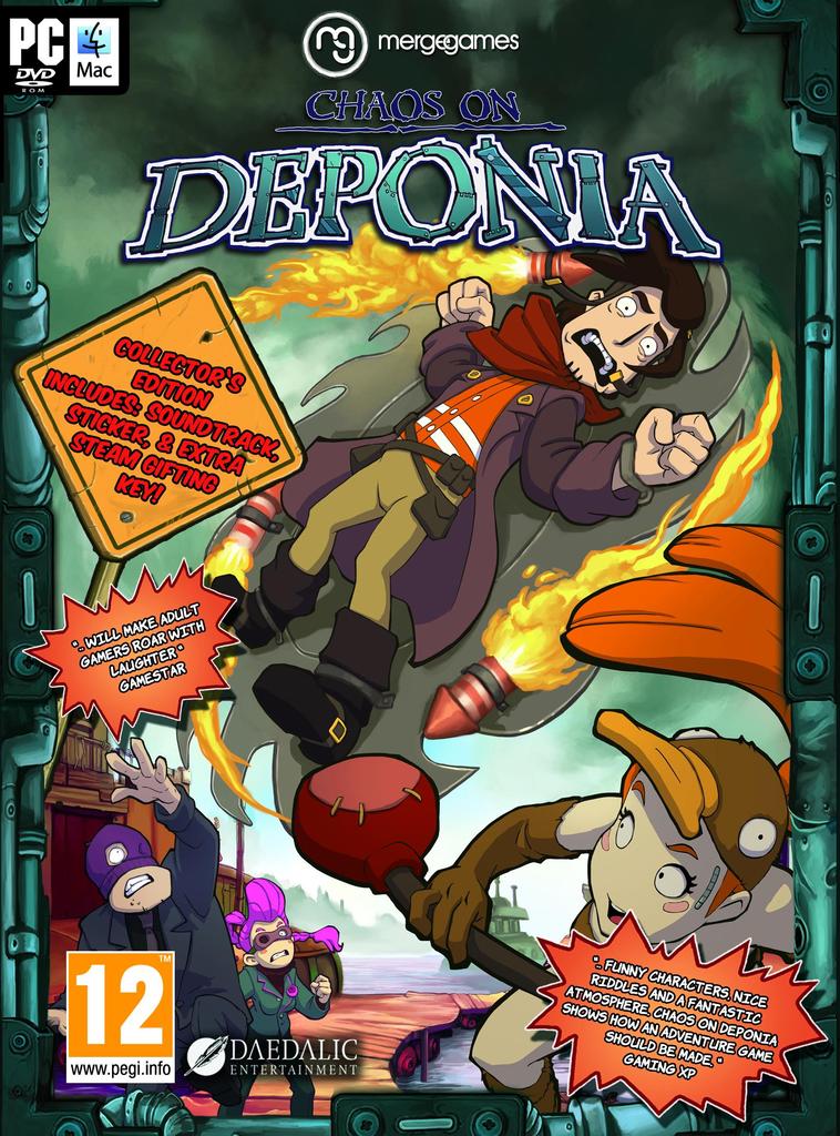 Merge Chaos on Deponia (PC DVD) (UK IMPORT)