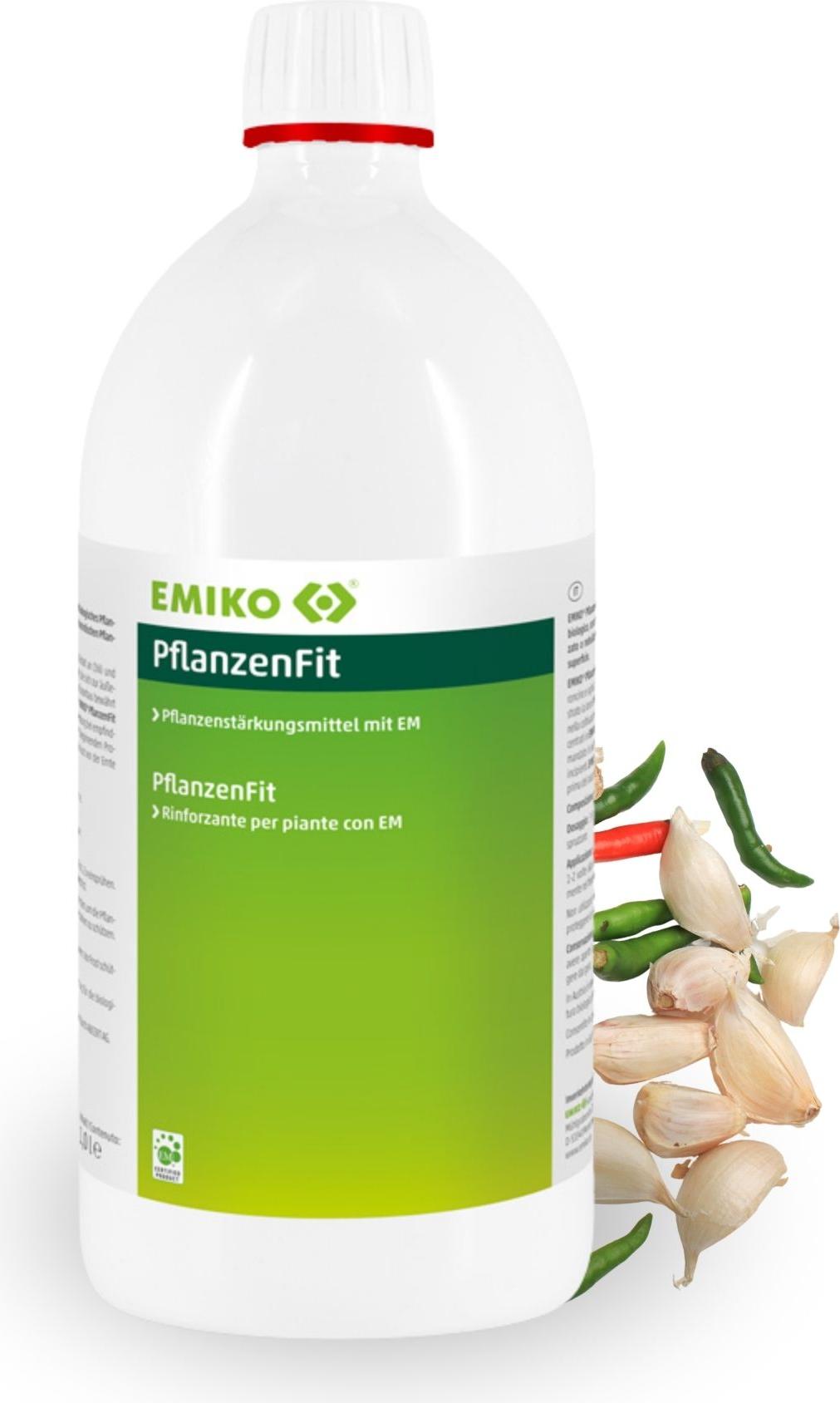 EMIKO PflanzenFit 1 Liter Pflanzenstärkungsmittel zum Sprühen für vitales Wachstum aller Pflanzen
