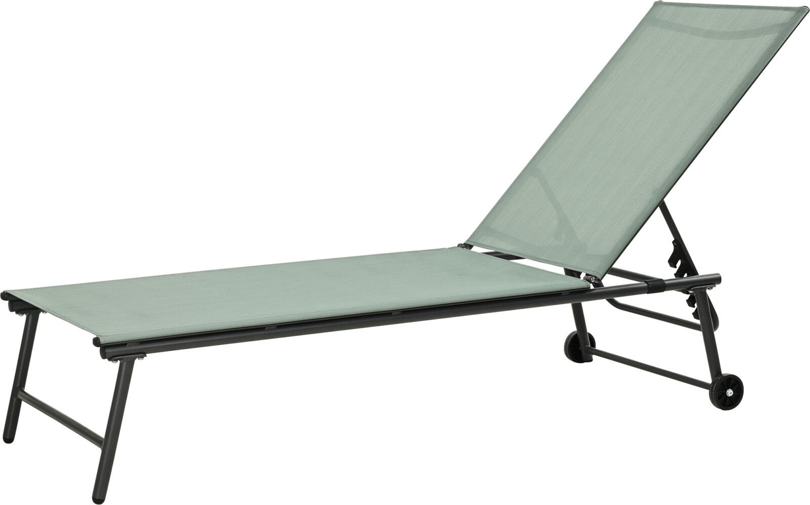 Lehátko pri bazéne, 185 x 57 x 31 cm, zelené