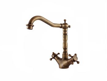 Küchenarmatur Retro Gebürstet Demeter Lauferi