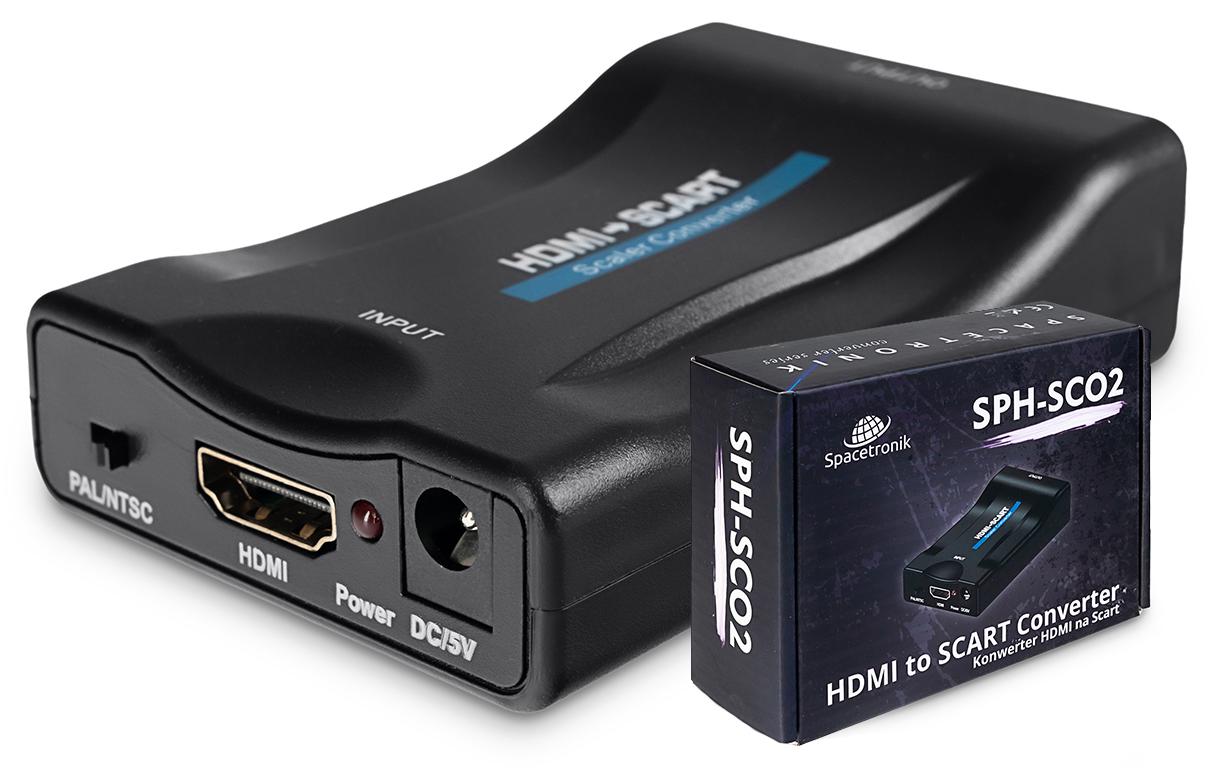 Spacetronics Spacetronik SPH-SCO2 HDMI zu SCART Konverter