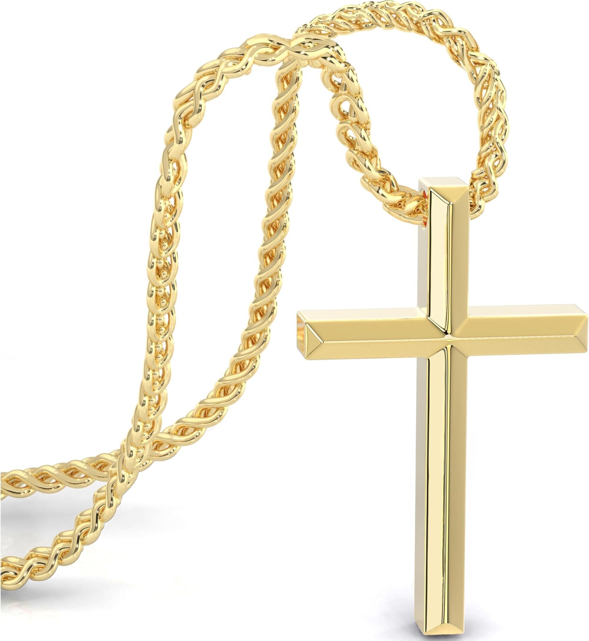 SERASAR Collana Uoo in Acciaio Inox con Ciondolo Nero Catena Cordolo