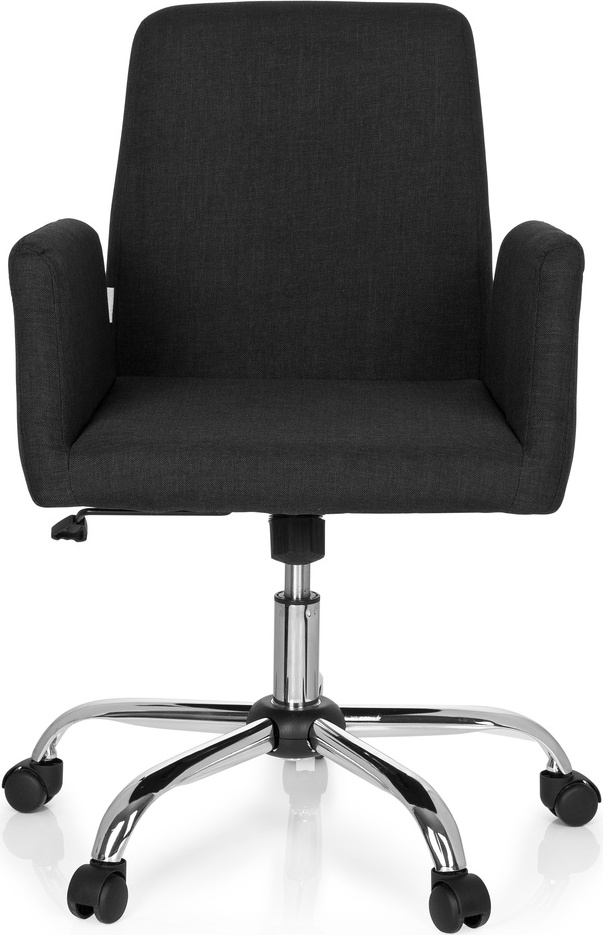 hjh OFFICE Home Office Kancelárska stolička FLOW Kancelárska stolička s podrúčkami Látková otočná stolička
