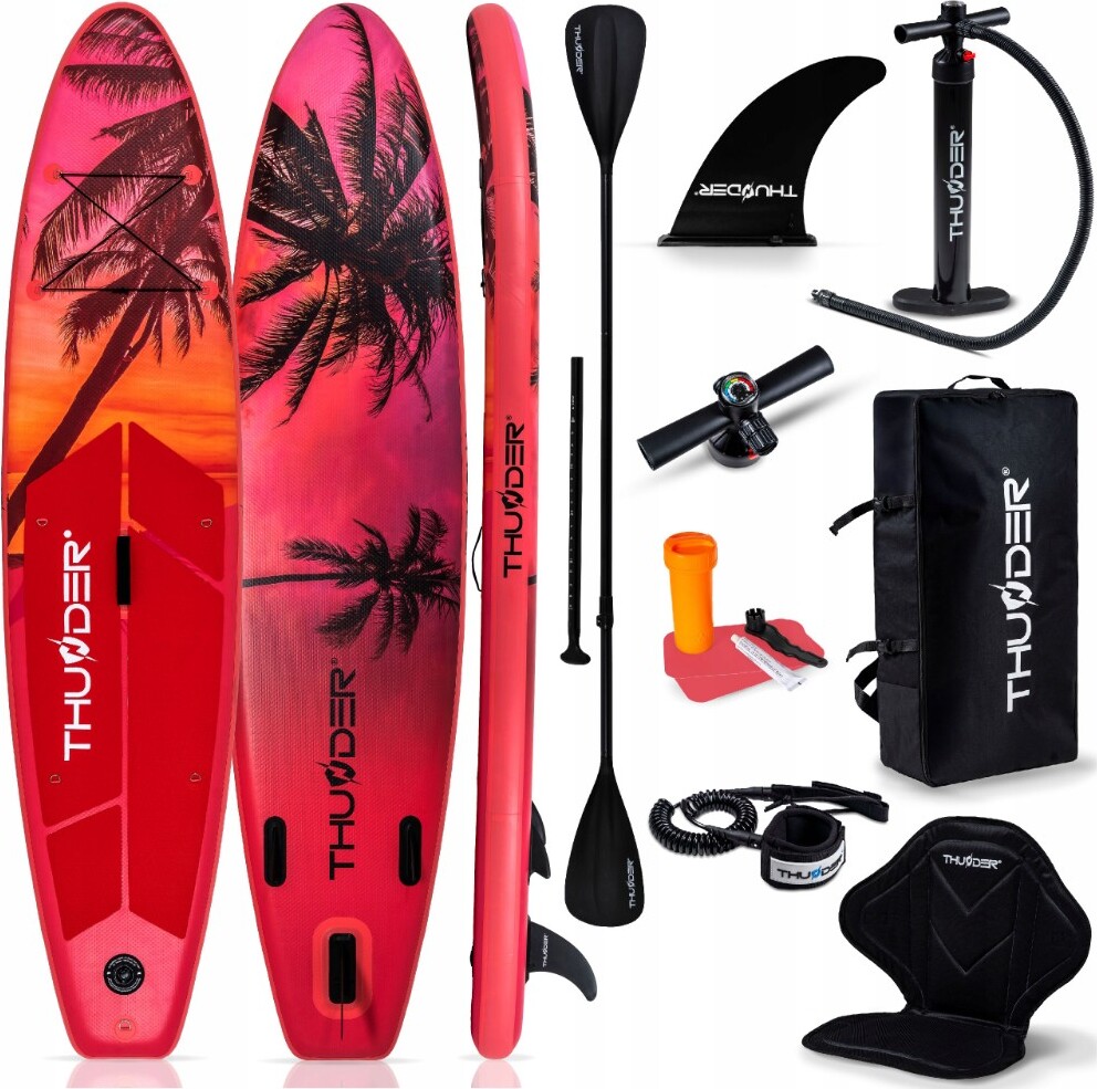 Thunder Brett Sup 320Cm Mit Paddel Und Zubehör, Sicher, Gepumpt Donnern