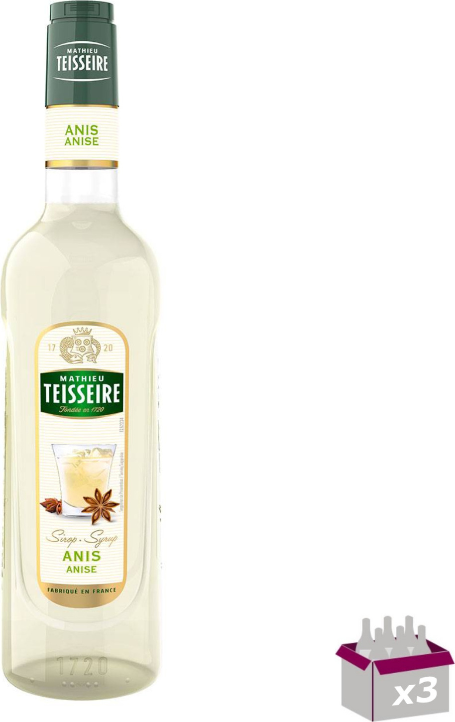 Los 3 - Teisseire - Anissirup - 70cl
