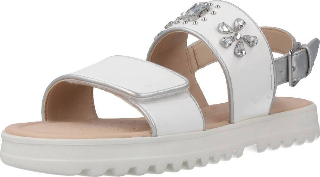 Sandalias Niña GEOX J SANDAL CORALIE GIR COLOR Weiß C1000 J026EC-054AJ/C1000_35