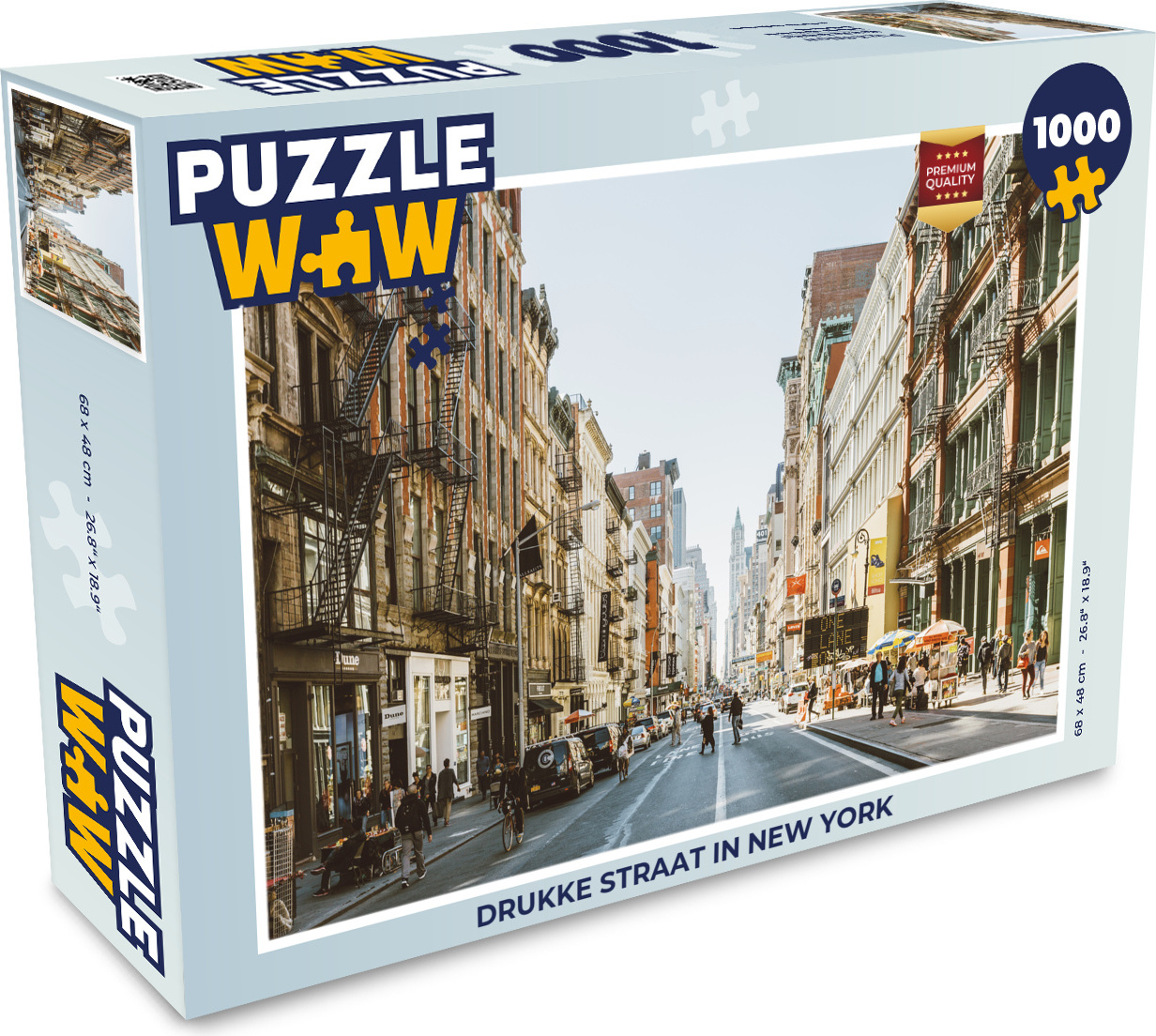MuchoWow® Puzzle 1000 Teile Belebte Straße in New York - Erwachsene - Rätsel 136|47917914