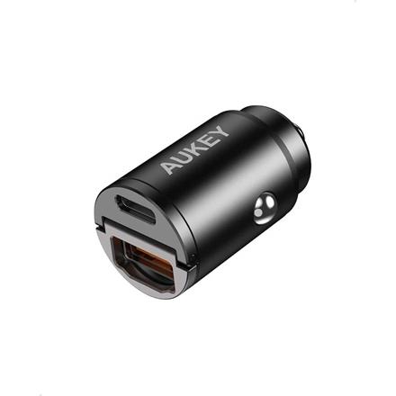 Aukey Autonabíjačka CC-A3 USB-A, USB-C, 30 W
