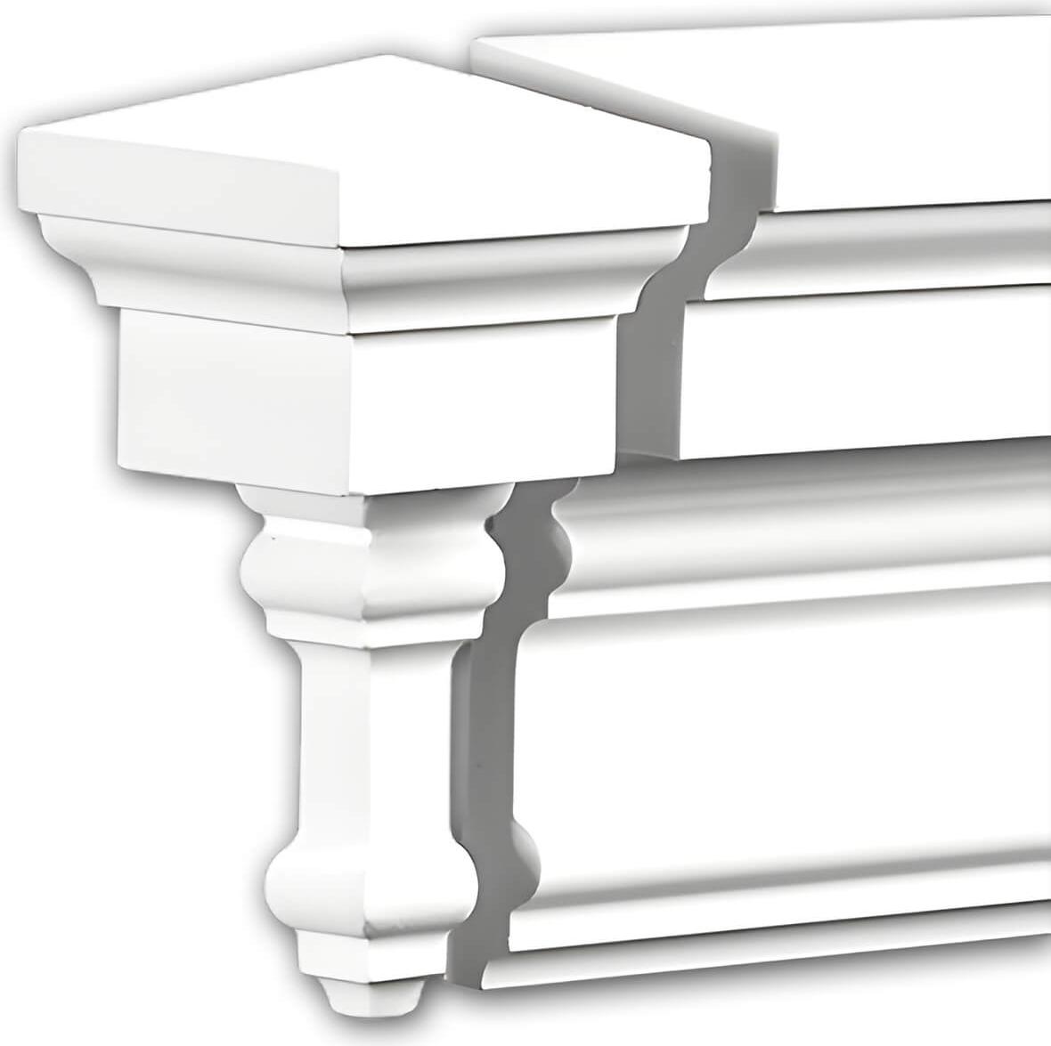 Profhome Decor Profhome 482332 Stirnelement Fassadenelement Fassadenstuck