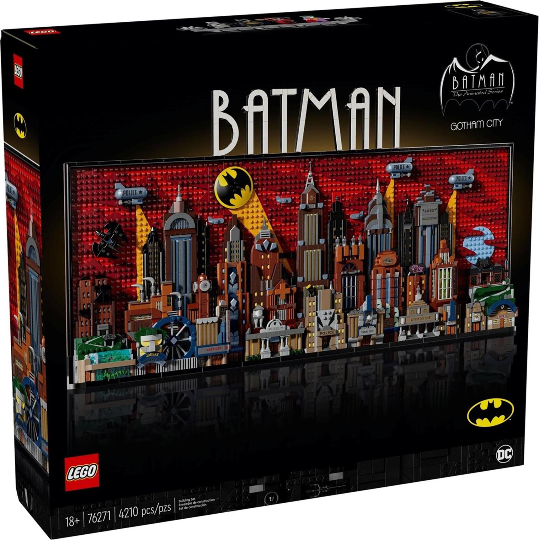 LEGO Batman : The Animated Series Gotham City™, Stavebnica, 18 rok / roky, Plast, 4210 kusov, 5,1 kg