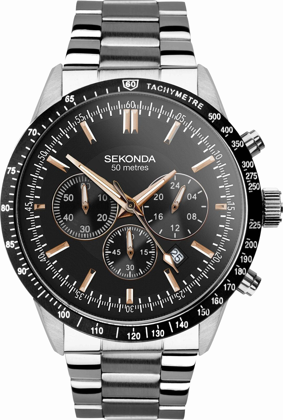 Strieborné hodinky Sekonda 30023