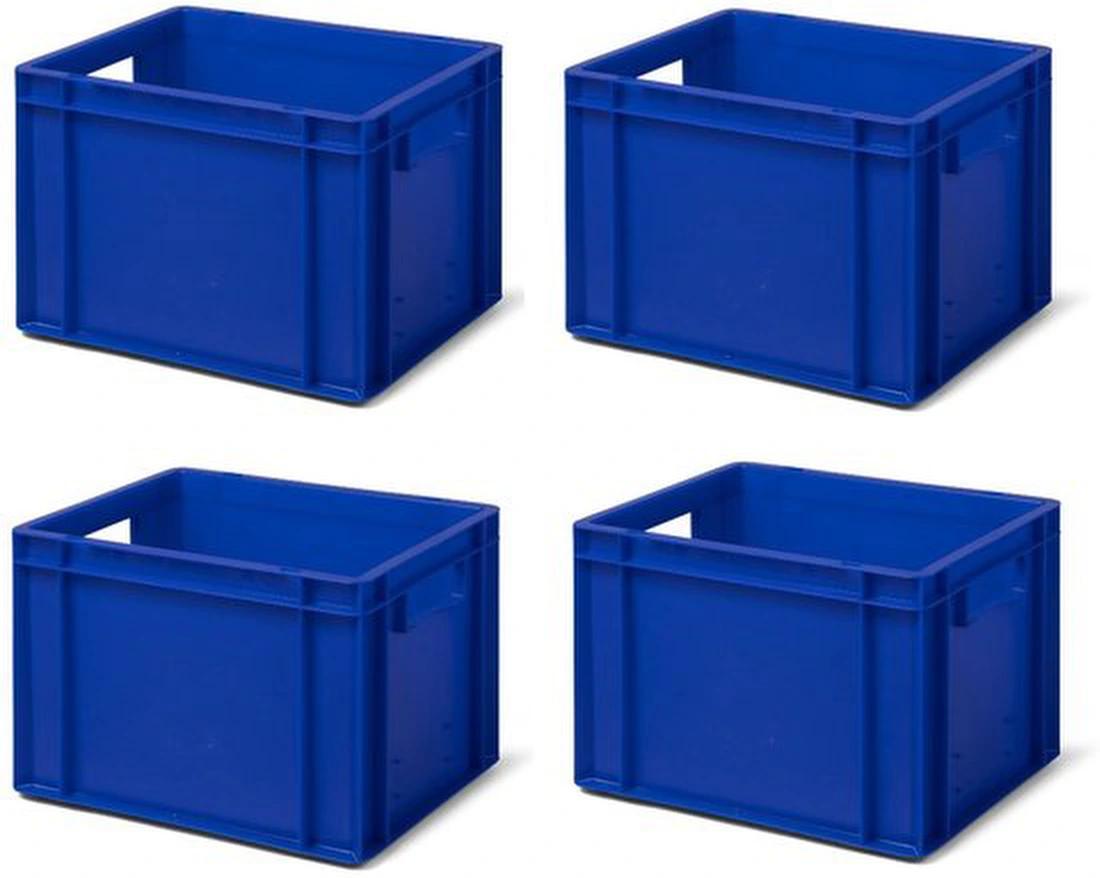 OEM Industrielle Lagerboxen-Set aus 4 stapelbaren, industriellen Größe und Lebensmittel-sicherer Material. 2026