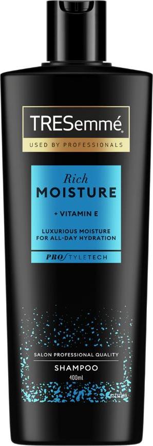 Tresemme | Feuchtigkeitsshampoo Rich Moisture - 400 Ml - Mit Vitamin E - Für Trockenes Haar - Salonqualität