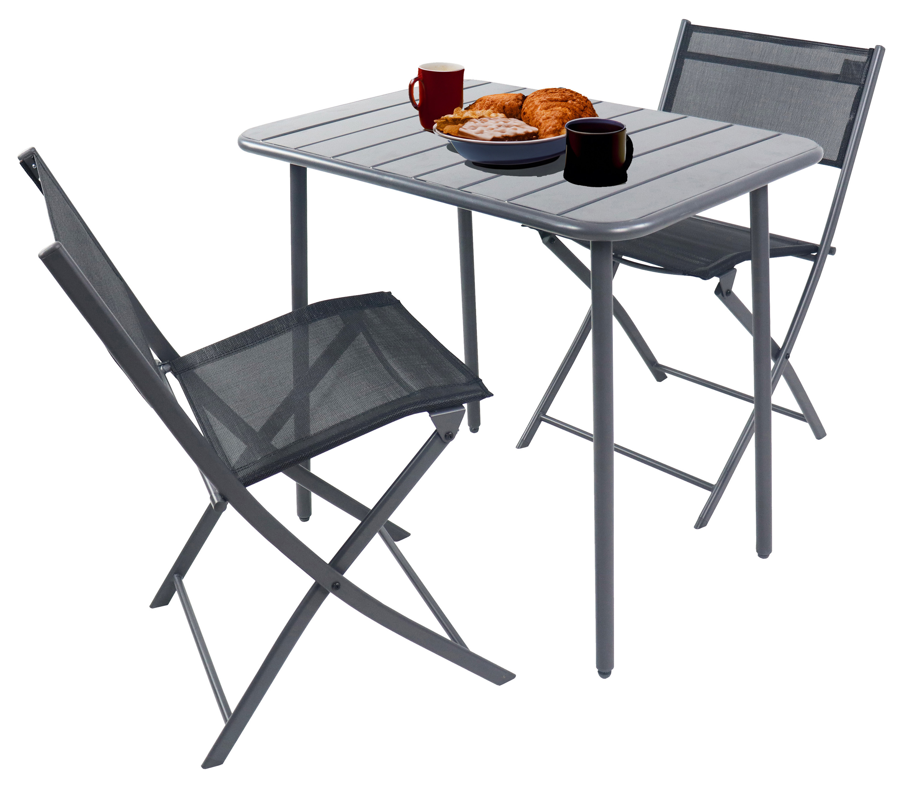 3 ks. Bistro set Balkónový set Záhradný set Kovový Sumila