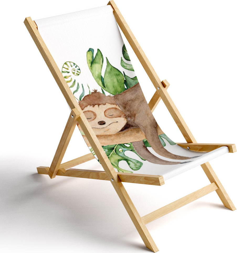 Displayhersteller Liegestuhl Müdes Faultier Mentalität 13-1060-faultier-mentalitaet-p